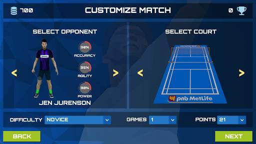 3D Pro Badminton Challenge screenshot 3