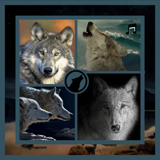 Wolf souds ringtones, howls and wolf sounds free icon