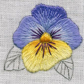 Вышивка гладью иконка