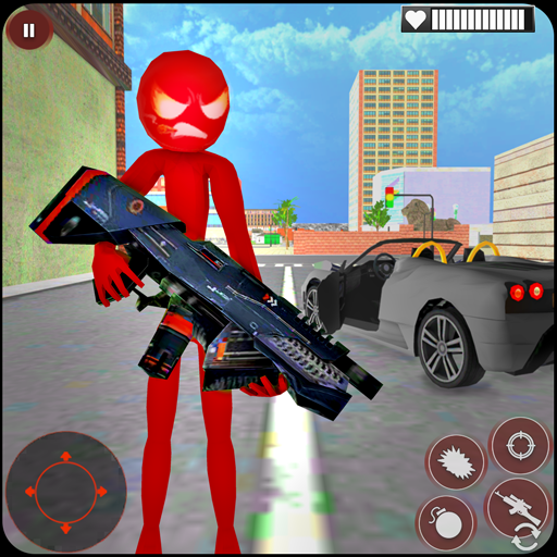 Stickman Monster Rope Hero: City Crime Simulator icon