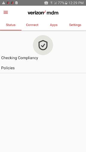 Verizon MDM screenshot 2