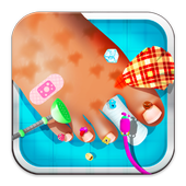 Feet Hospital Operating Games icon