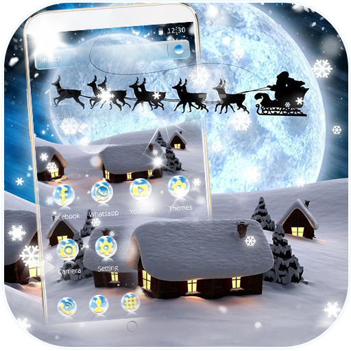 Silent Night Snow Christmas 2017 Theme icon