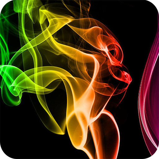 ikon Colourful Smoke Wallpaper