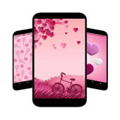 Pink Wallpaper Offline - Lockscreen icon