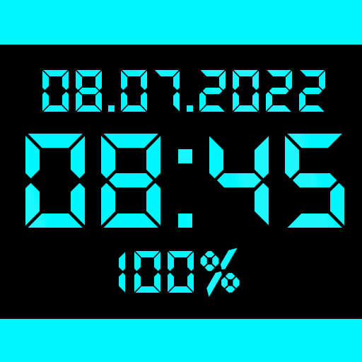 Digital Clock Live Wallpaper icon