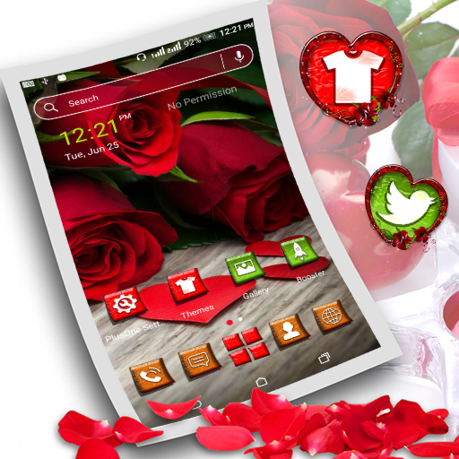 Red Rose Launcher Theme icon