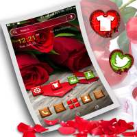 Red Rose Launcher Theme on 9Apps