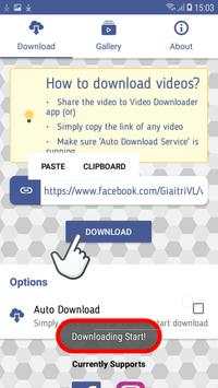 Video Downloader for Facebook App - No Watermark скриншот 3