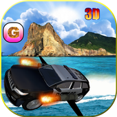 Floating Flying Police Cars icon