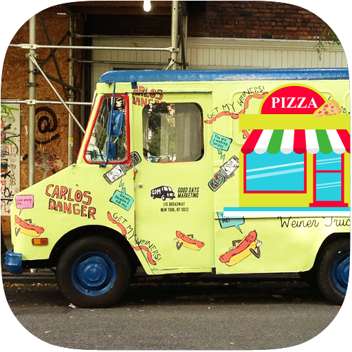 Blocky Truck Pizza Craft icon