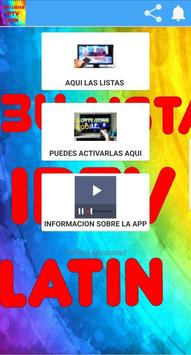 M3U LISTAS IPTV LATIN screenshot 1