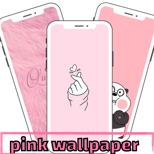 pink wallpaper for girls icon