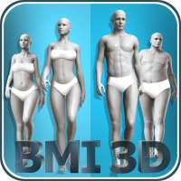 BMI 3D - Body Mass Index and body fat in 3D