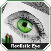How to Draw Realistic Eye Step by Step Offline icon
