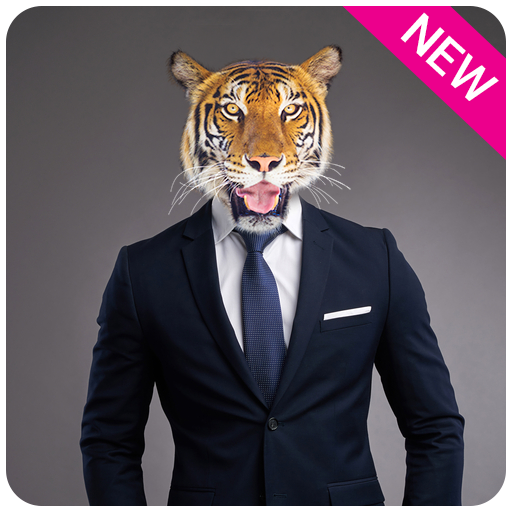 Animal face photo maker icon