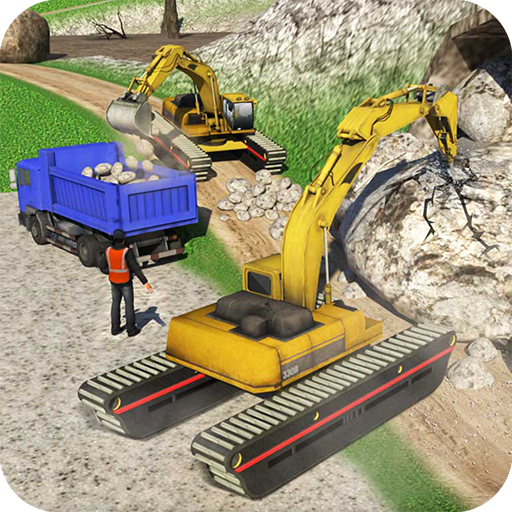 برمائية حفارة محاكي لعبه : Construction Crane 3D أيقونة
