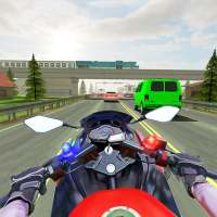 Racing In Moto Traffic Stunt