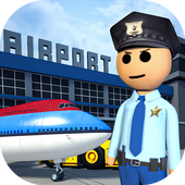 Stickman Airport Games - A Kids City Simulation icon