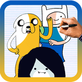ikon How to draw Adventure Time