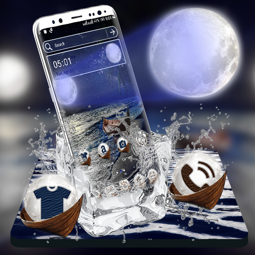 Sea Moon Launcher Theme icon