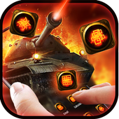 War theme of steel tank battle 2019 icon