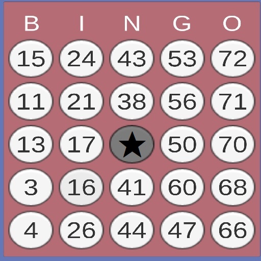 Simple BINGO Card icon