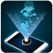 Ben-10 Hologram Simulator 3D Joke icon