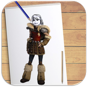 How to Draw How to Train Your Dragon icon