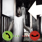 Fake calling granny and ghost free icon