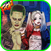 Joker With Harley Quinn Fight Game icon
