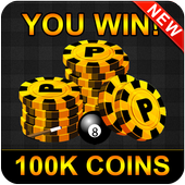 Cheats for 8 Ball Pool for free Coins prank ! icon