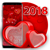 Romantic Love Heart Keyboard أيقونة