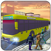 Super Hero Kids School Bus Driver icon