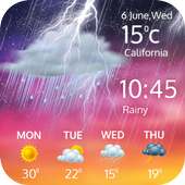 Live Weather On Screen on 9Apps