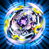 Laser beyblade games fidget spinner toys icon