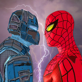 Spider Hero vs War Robots: Superhero Fighting Game icon