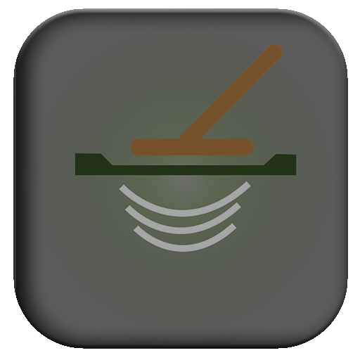 Metal Detector with sound and metal sensor icon