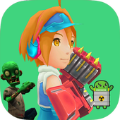 Super Girl Vs Zombies Fight icon