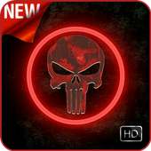 The Punisher Skull Arts Wallpaper HD on 9Apps