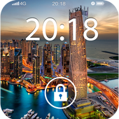 Fancy Screen Lock Skyscrapers أيقونة