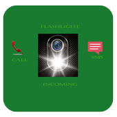 Flash Light SMS Call Incoming icon