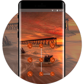 Lock theme for google pixel marvellous sea أيقونة