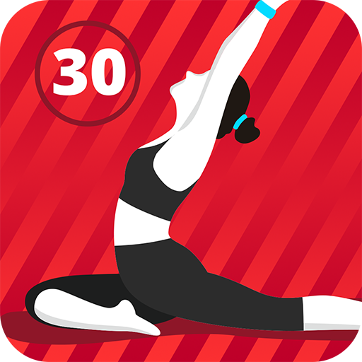 Stretching exercises - splits training icon