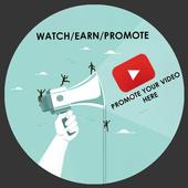 WATCH, EARN &amp; PROMOTE YOUR VIDEOS icon