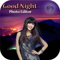 Good Night Photo Frame : Cut Paste Editor on 9Apps