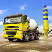 Betonmischer-LKW Puzzle icon
