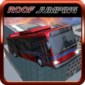 Modern City Bus Roof Jumping أيقونة