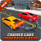 Chained Cars Impossible Tracks Racing Simulator icon