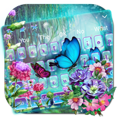 Flower Butterfly Keyboard Theme icon